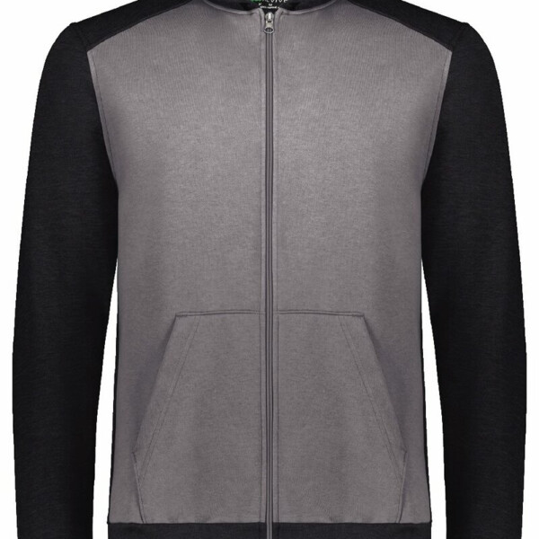 Youth Eco Revive™ Three-Season Triblend Fleece Full-Zip Hooded Sweatshirt Thumbnail