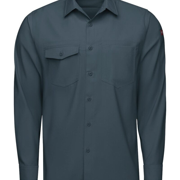 Men's Tall Cooling Long Sleeve Work Shirt Thumbnail