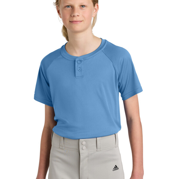 Youth PosiCharge ® Competitor 2 Button Henley Thumbnail