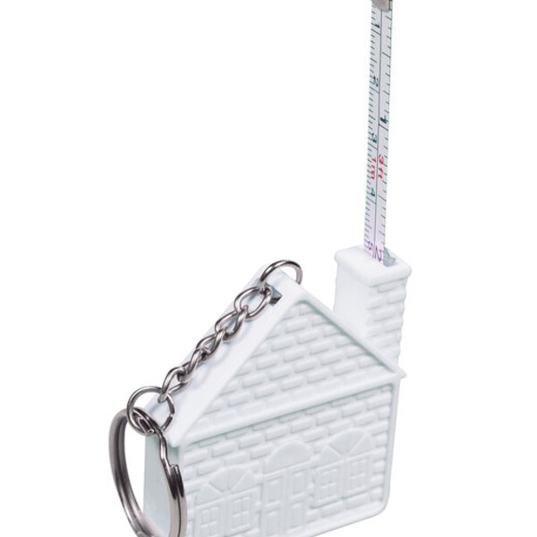 House Tape Measure Key Chain 3' Thumbnail