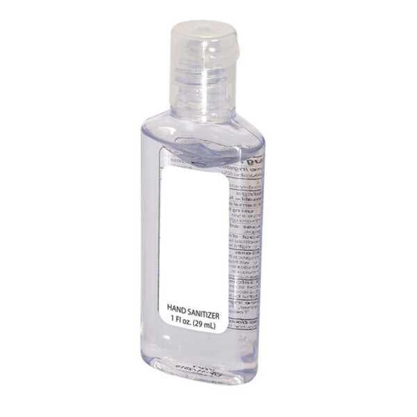 Hand Sanitizer In Oval Bottle 1oz Thumbnail