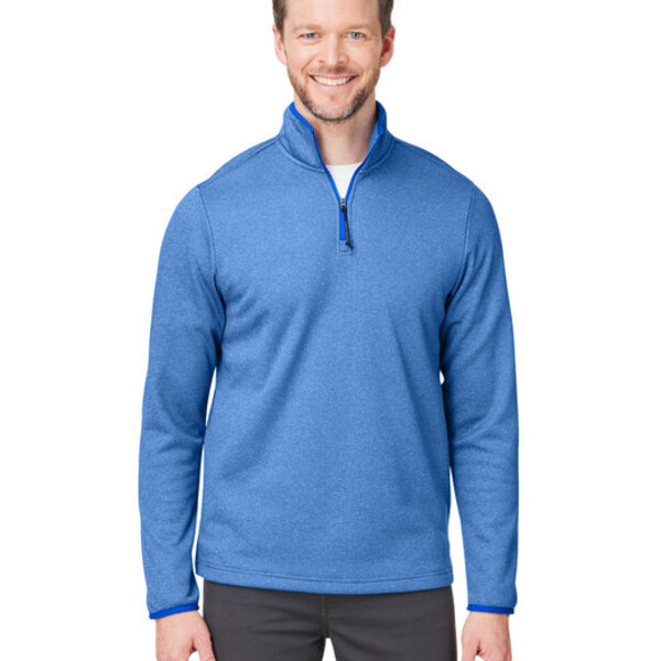 Men's Venture Heathered Stripe Quarter-Zip Thumbnail