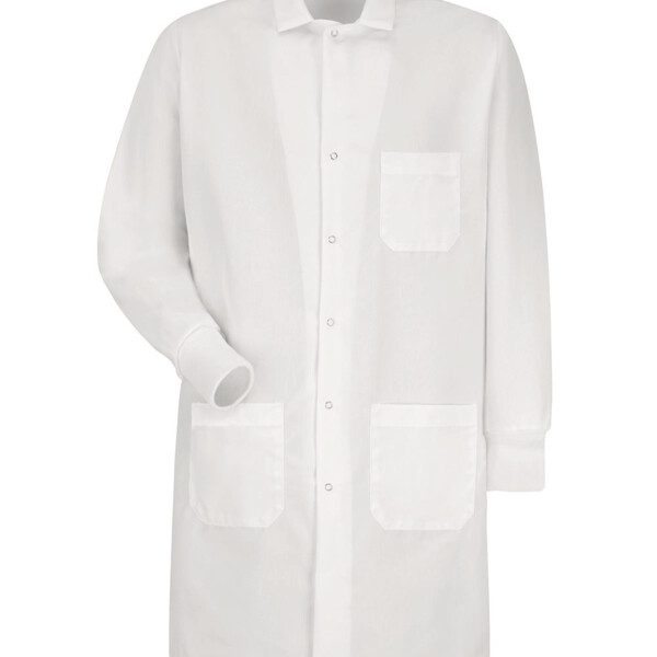Unisex Poplin Specialized Cuffed Lab Coat Thumbnail