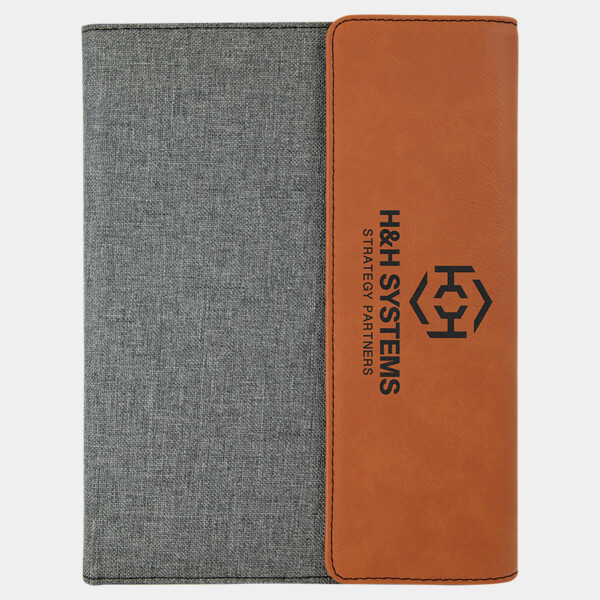 7" x 9" Leatherette Portfolio with Notepad Thumbnail